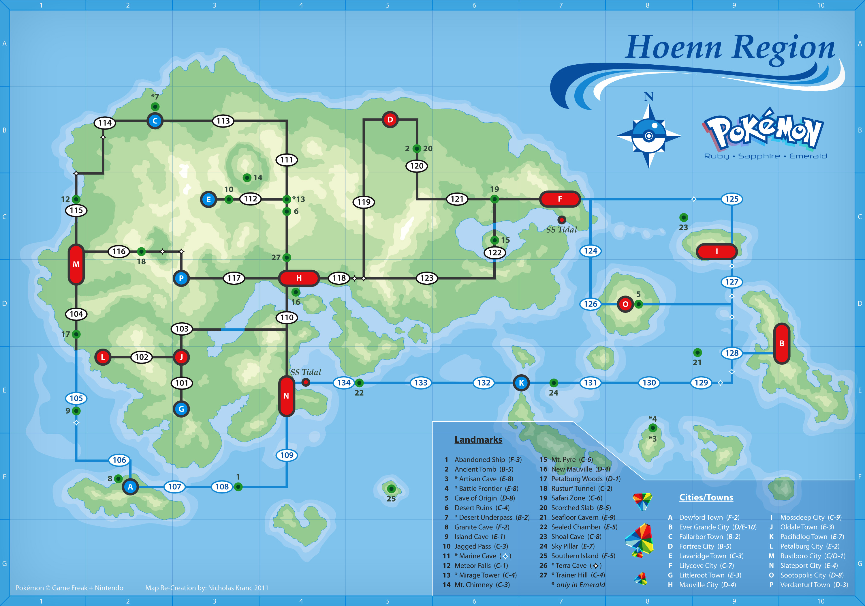 Hoenn Map